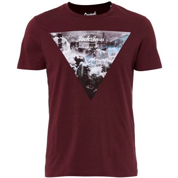 T-Shirt Homme Originals Arco Jack & Jones - Bordeaux