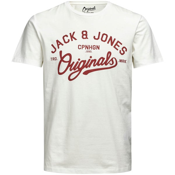 Jack & Jones Originals Men's NY Raffa T-Shirt - Cloud Dancer