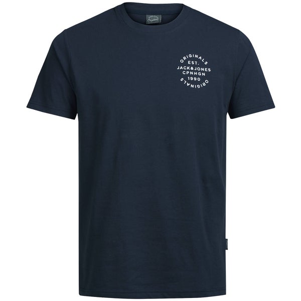 T-Shirt Homme Originals Organic Jack & Jones - Bleu Marine