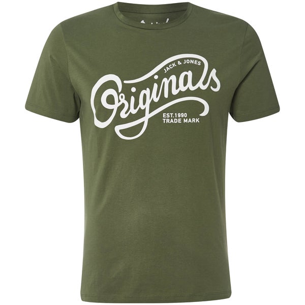 T-Shirt Homme Originals Jolly Jack & Jones - Vert