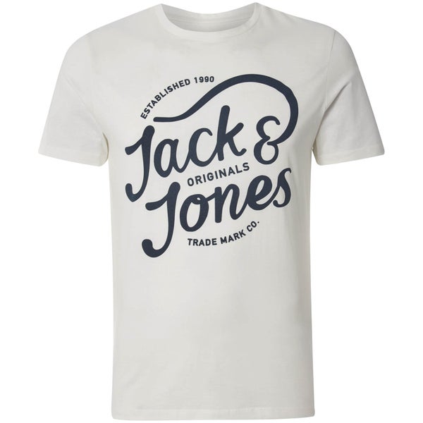 T-Shirt Homme Originals Jolly Jack & Jones - Blanc
