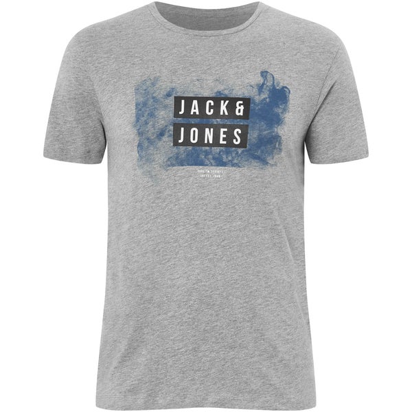 Jack & Jones Core Men's Atmos T-Shirt - Light Grey Marl