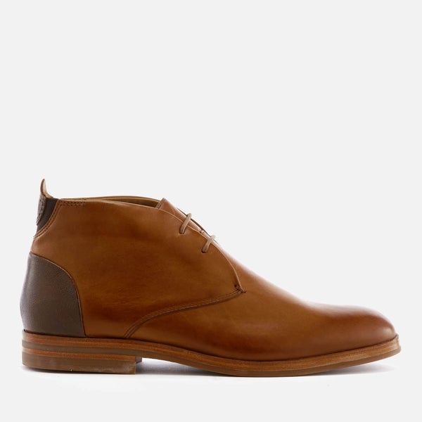 Hudson London Men's Matteo Leather Desert Boots - Tan