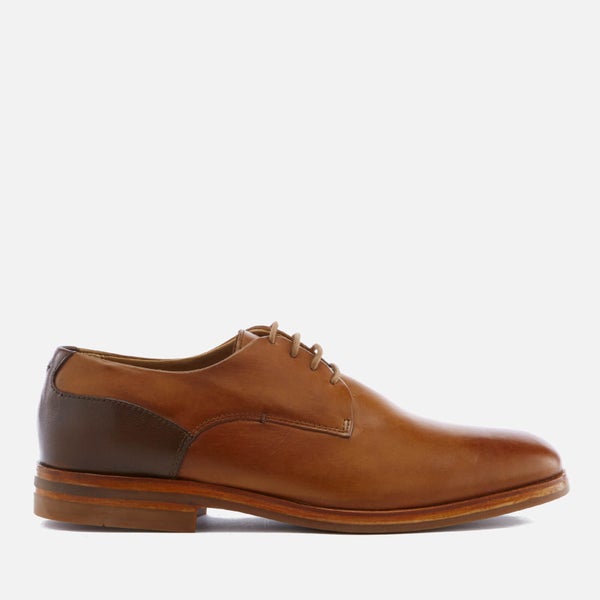 Hudson London Men's Enrico Leather Derby Shoes - Tan