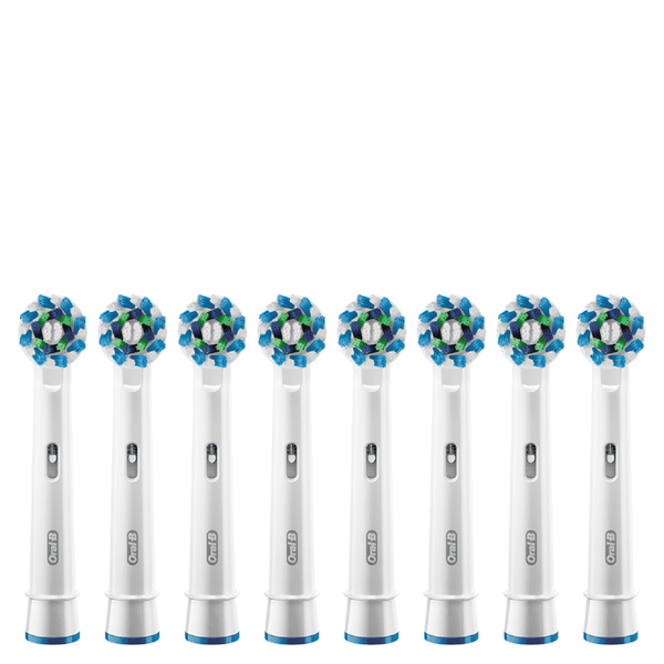 Oral-B Cross Action Replacement Toothbrush Heads (åttepakning)
