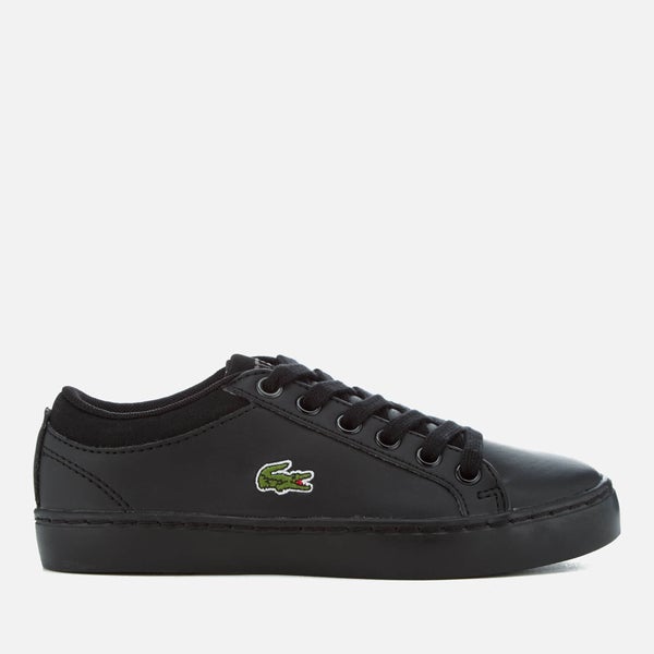 Lacoste Kids' Straightset Bl 1 Cupsole Trainers - Black