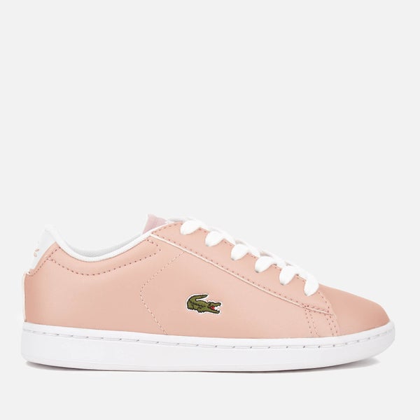 Lacoste Kids' Carnaby Evo 317 6 Trainers - Light Pink
