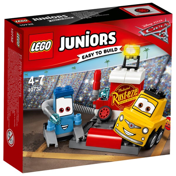 LEGO Juniors: Cars 3: L'arrêt au stand de Guido et Luigi (10732)