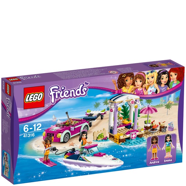 LEGO Friends: Andreas Rennboot-Transporter (41316)