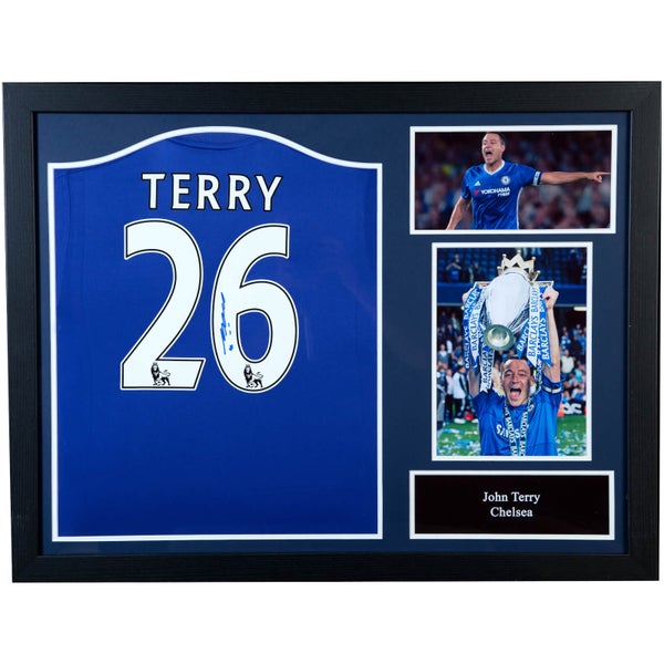 John Terry Signed and Framed Chelsea Shirt