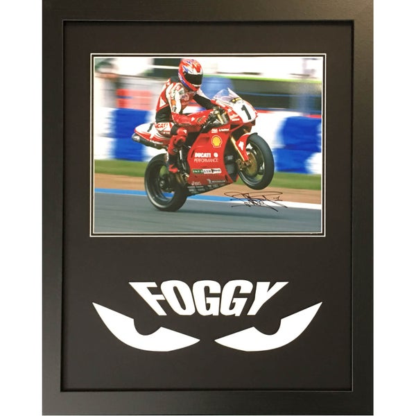 Carl Fogarty Signed and Framed 16 x 20 Photograph