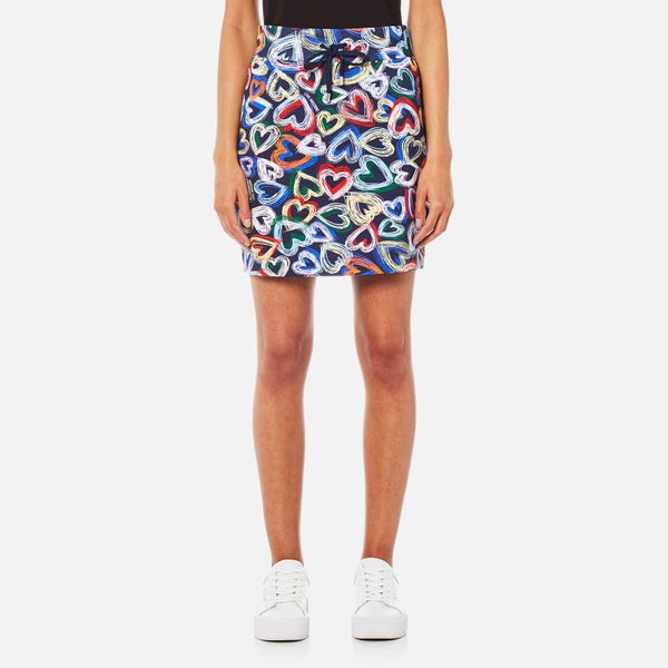 Love Moschino Women's Heart Short Skirt - Multi