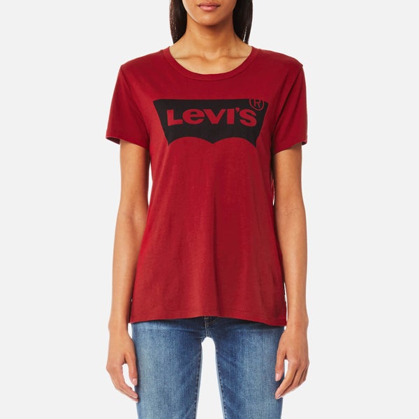 Levi's Women's The Perfect T-Shirt - Better Batwing Red Dahlia
