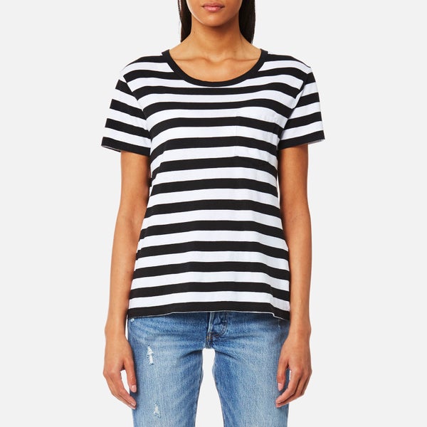 Levi's Women's The Perfect Pocket T-Shirt - Wanderer White/Navy Blazer