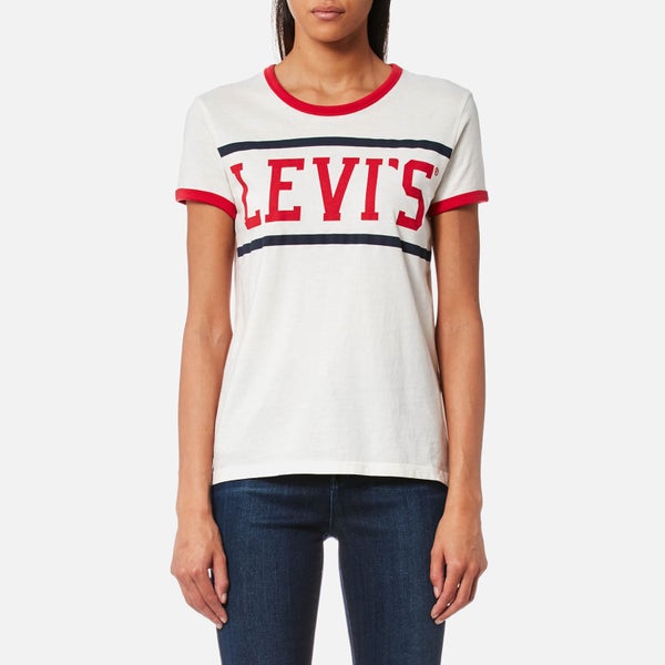 Levi's Women's Perfect Ringer T-Shirt - Sport Marshmallow