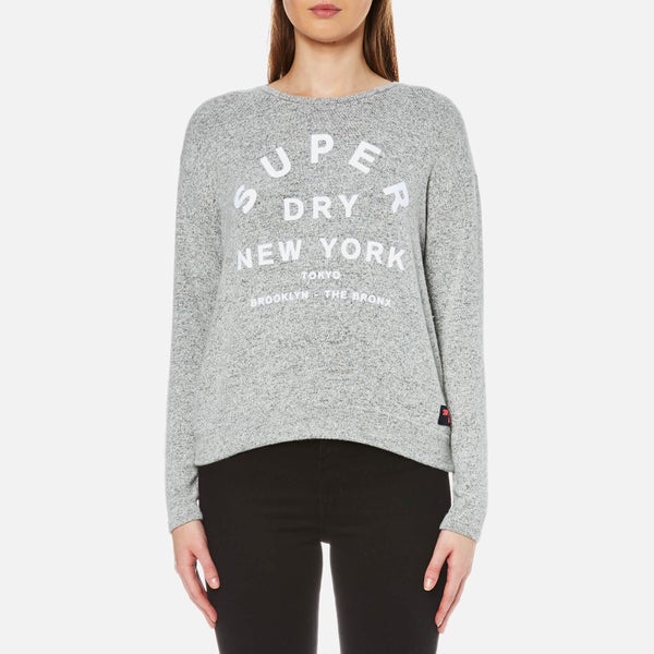 Superdry Women's Parsons Slouch Top - 90's Speckled Marl