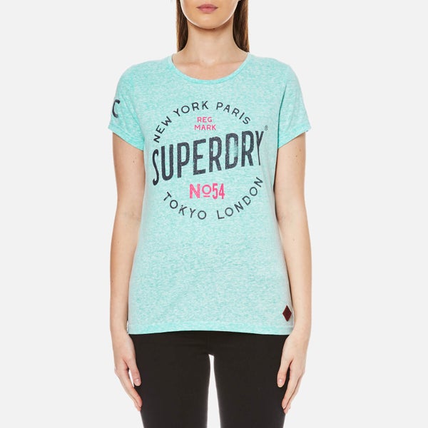 Superdry Women's City of Dreams T-Shirt - Aquamarine