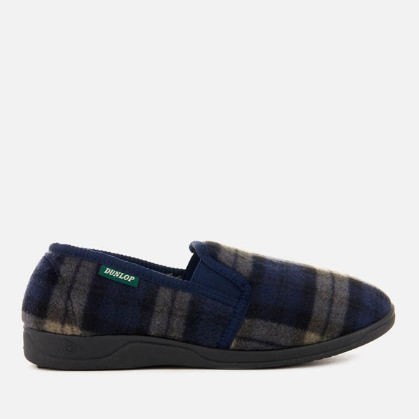 Dunlop Men's Amable Check Slippers - Navy