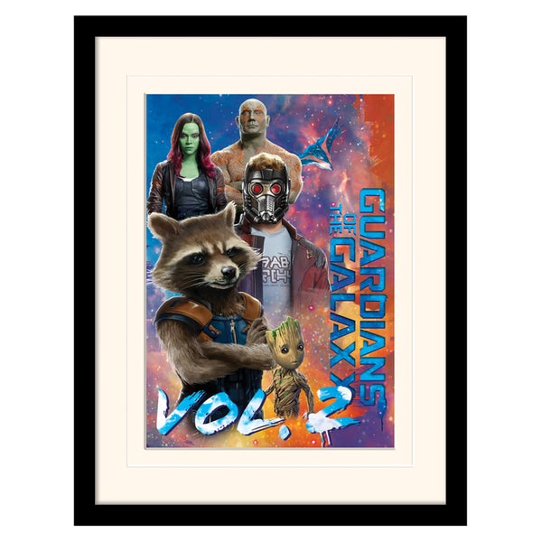 Guardians of the Galaxy Vol. 2 (The Guardians) Mounted & Framed 30 x 40cm Print