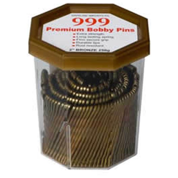 999 Bronze Bobby Pins 2 250g