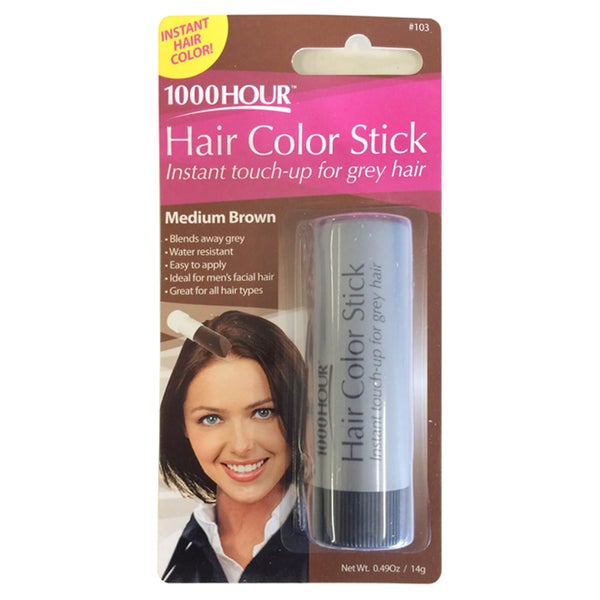 1000 Hour Hair Colour Stick - Medium Brown #103