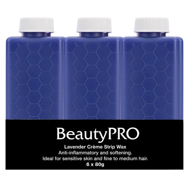 BeautyPro Lavender Creme Strip Wax 6 x 80g