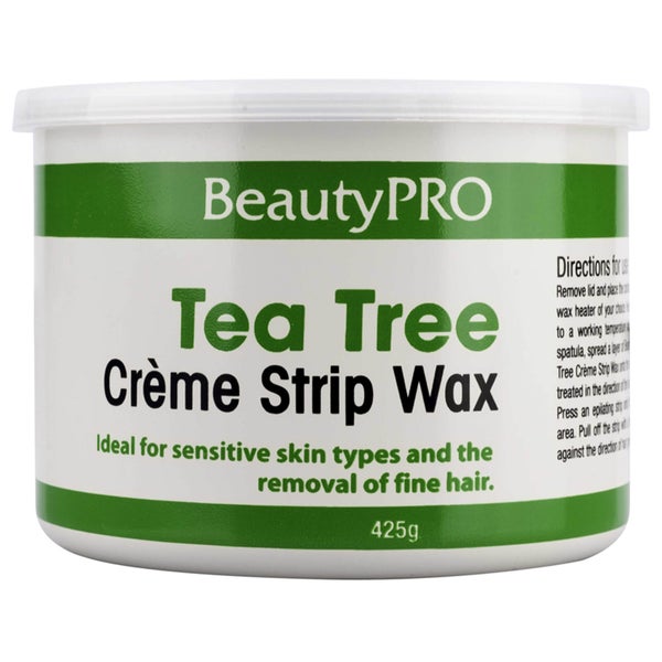 BeautyPro Tea Tree Strip Wax Tin 425g