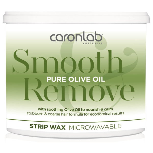 Caronlab Smooth and Remove Microwaveable Pure Olive Oil Strip Wax 400g