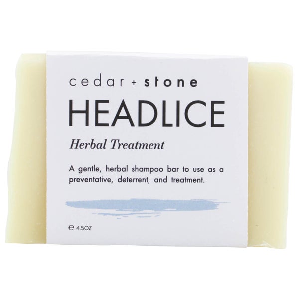 Cedar + Stone Headlice Shampoo Bar 140g