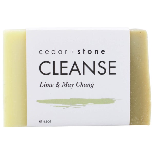 Cedar + Stone Lime + May Chang Cleanse Bar 140g
