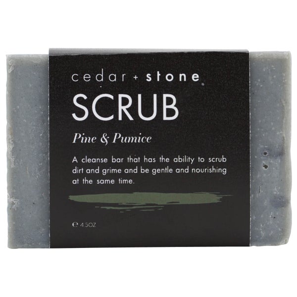 Cedar + Stone Patchouli + Irish Moss Cleanse Bar 140g
