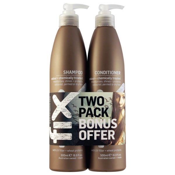 FIX Coloured/Chemically Treated Shampoo & Conditioner Duo 500ml