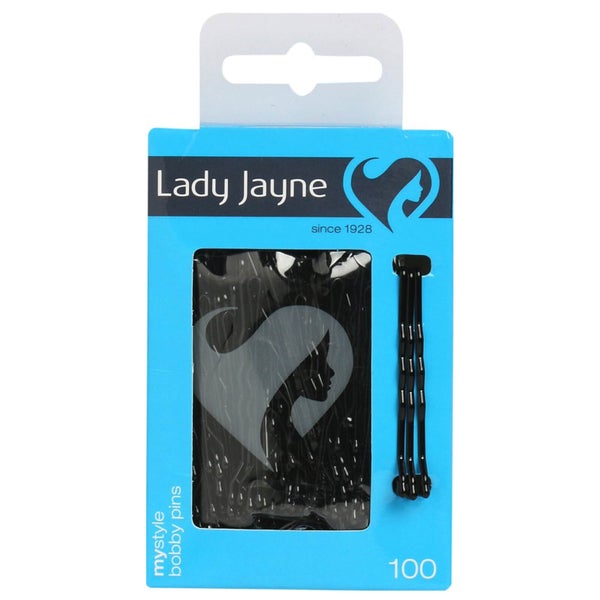 Lady Jayne Bobby Pins 4.5Cm Black 100 Pack