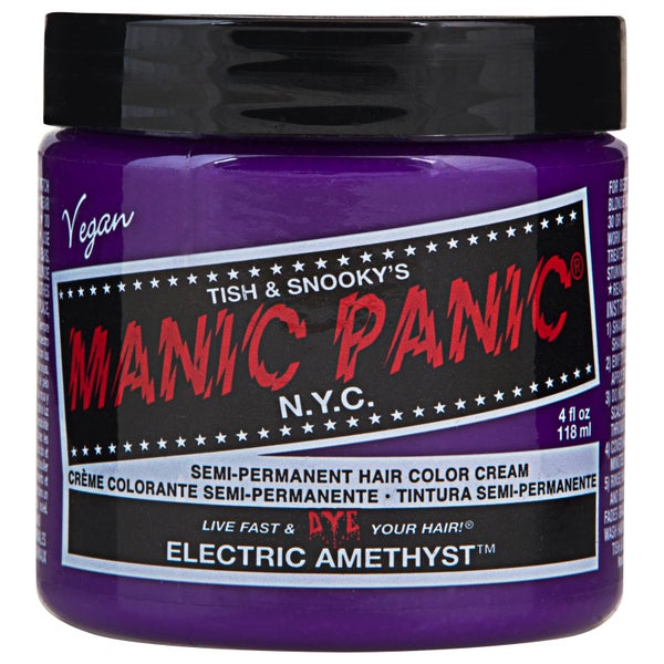 Manic Panic Semi-Permanent Hair Color Cream - Electric Amethyst 118ml