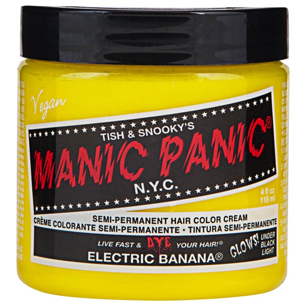 Manic Panic Semi-Permanent Hair Color Cream - Electric Banana 118ml