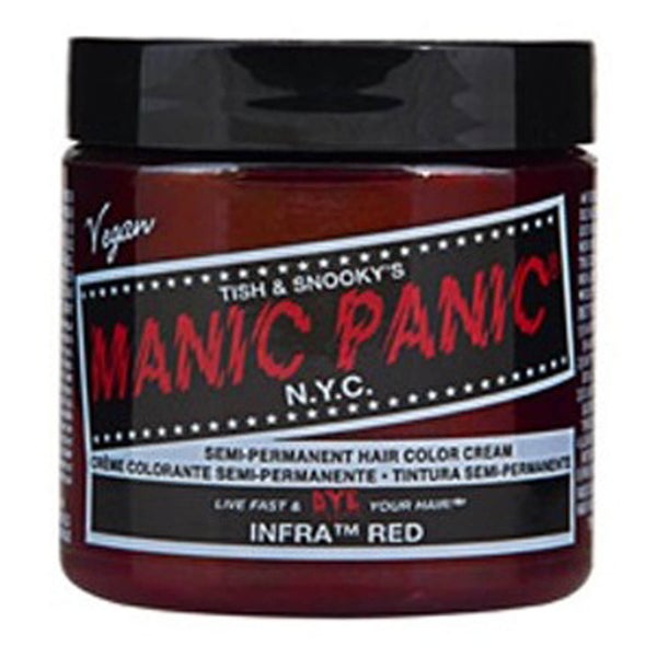 Manic Panic Semi-Permanent Hair Color Cream - Infra Red 118ml