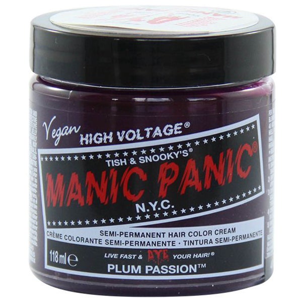 Manic Panic Semi-Permanent Hair Color Cream - Plum Passion 118ml
