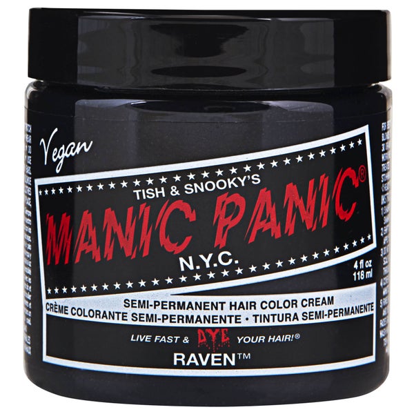 Manic Panic Semi-Permanent Hair Color Cream - Raven 118ml