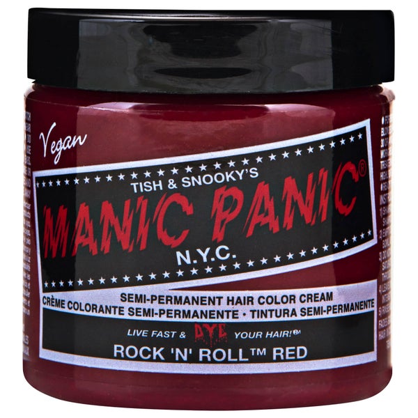 Manic Panic Semi-Permanent Hair Color Cream - Rock 'N' Roll Red 118ml