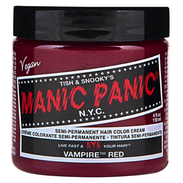 Manic Panic Semi-Permanent Hair Color Cream - Vampire Red 118ml