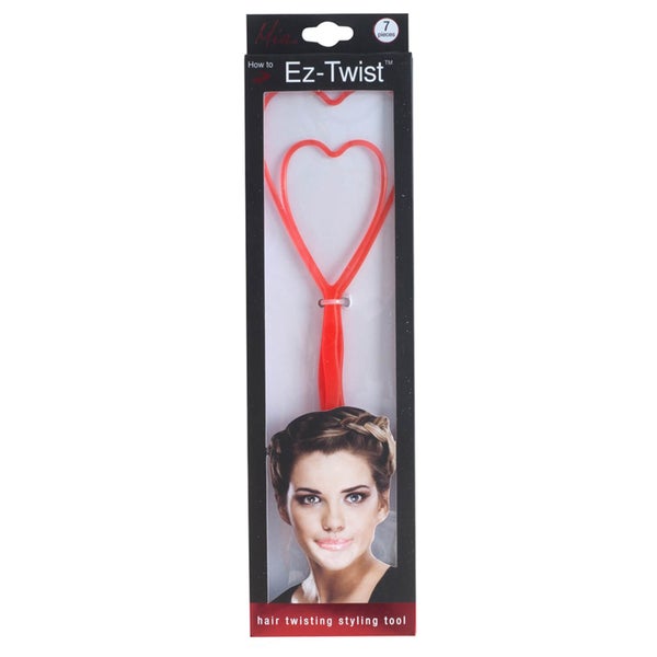 Mia Ez-Twist Hair Twisting Stying Tool 1 Small And 1 Large (With 5 Elastics Included)