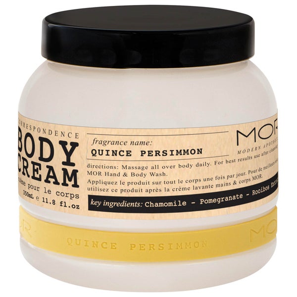 MOR Correspondence Body Cream - Quince Persimmon 350ml