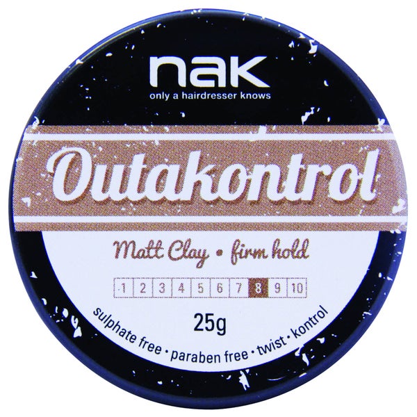 NAK Outakontrol Matte Clay Travel Size 25g
