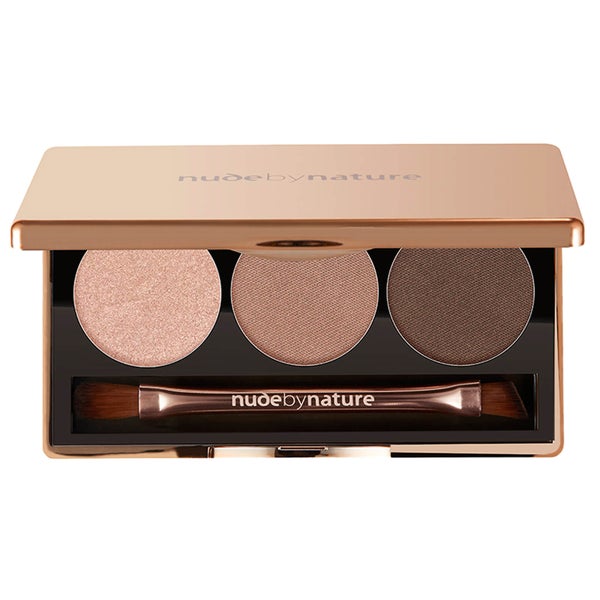 nude by nature Natural Illusion Eye Shadow Trio - Nude 3 x 2g