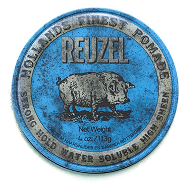 Reuzel Blue Pig Strong Hold High Sheen Water Soluble 113gm