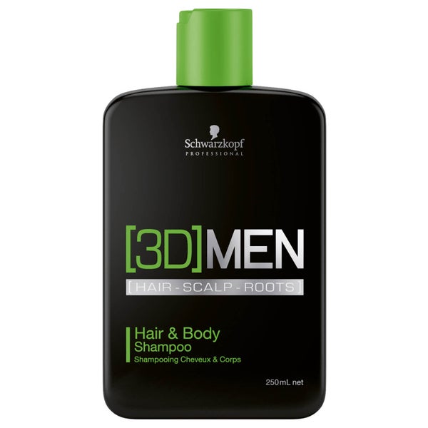 Schwarzkopf [3D] Men Hair & Body Shampoo 250ml