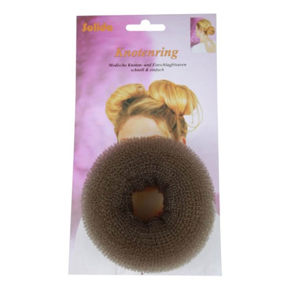 Solida Hair Donut Large Brown 10Cm