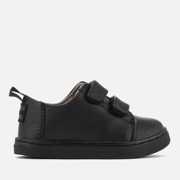 TOMS Toddlers' Lenny Double Velcro Trainers - Black