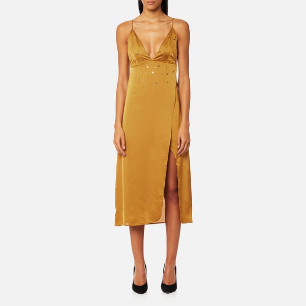 For Love & Lemons Women's Twinkle Midi Dress - Olive