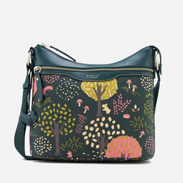 Radley Women's Epping Forest Medium Ziptop Hobo Bag - Pine
